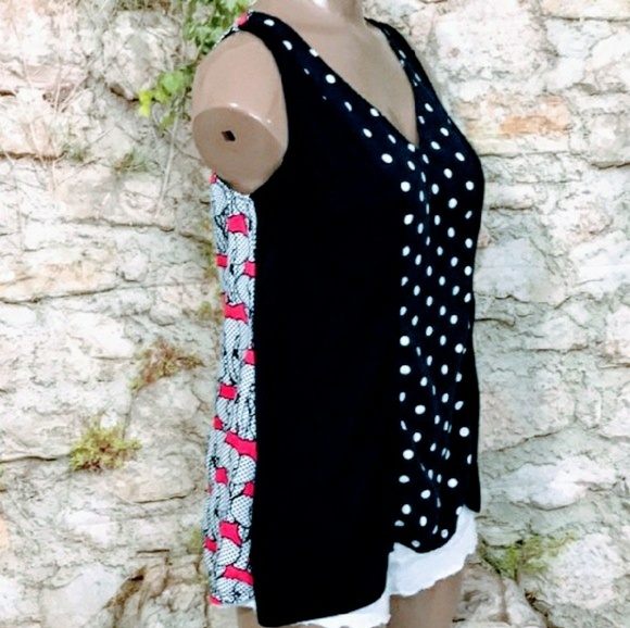 crown & ivy Tops - Crown & Ivy Animal Print Top Size 1X